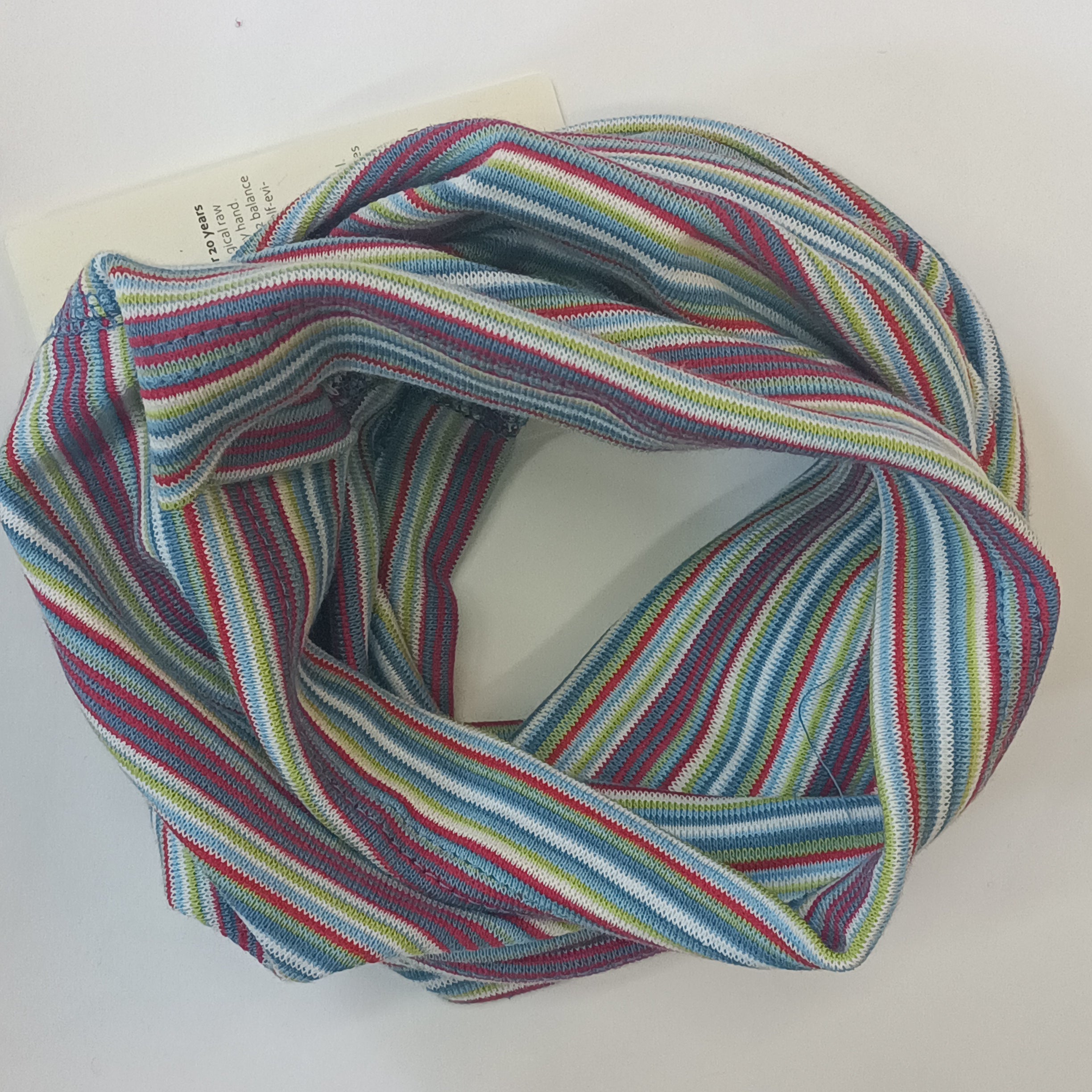 Scaldacollo in cotone per bambino e adulto / righine tanti colori